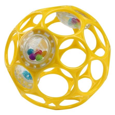 Oball Balle D Eveil Jaune 10 Cm Roseoubleu Fr