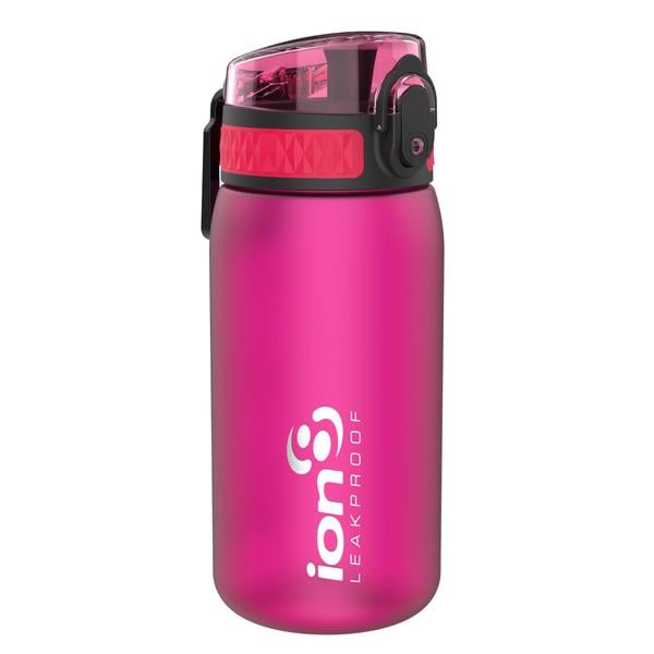 ion 8 Kindertrinkflasche auslaufsicher 350 ml pink