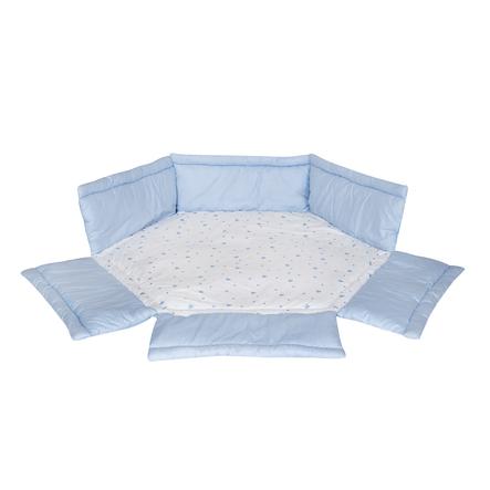 Schardt Tour De Parc Bebe Hexagonal Bordure Coeurs Bleu Clair 122x106 Cm Roseoubleu Fr