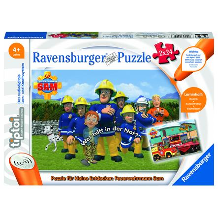 Ravensburger tiptoi® Puzzle für kleine Entdecker: Feuerwehrmann Sam