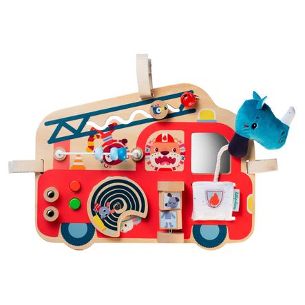 Lilliputiens Tableau D Activites Enfant Camion Pompier Bois Roseoubleu Fr