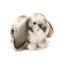 Teddy HERMANN ® králík ležící šedo-bílý, 30 cm