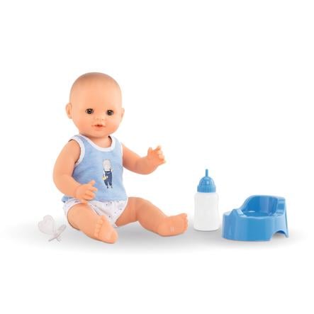 Baby doll 35 cm Boisson & Wet Doll avec pot couche biberon sucette 