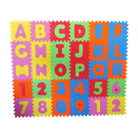 knorr® toys Puslematte alfabet og tall 36 deler