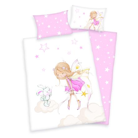 babybest® Parure de lit enfant Little Fairy GOTS 100x135 cm