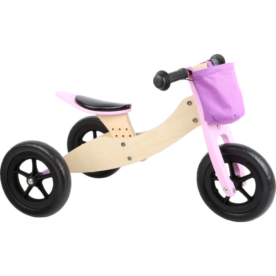 small foot® Rowerek biegowy Trike Maxi 2 w 1 Róż