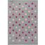 LIVONE leg og børnetæppe Happy Rugs Confetti sølvgrå / lyserød, 160 x 230 cm
