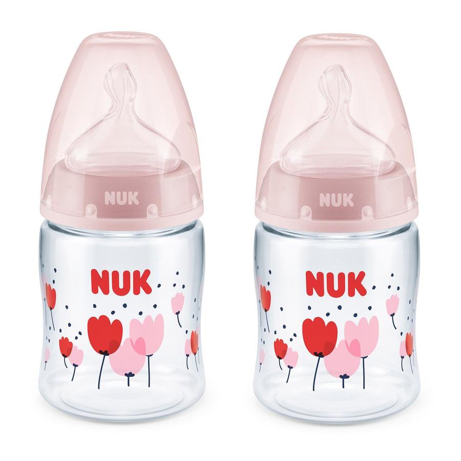 Nuk First Choice Temperature Control 150 Ml Fles Tulpen Pinkorblue Be