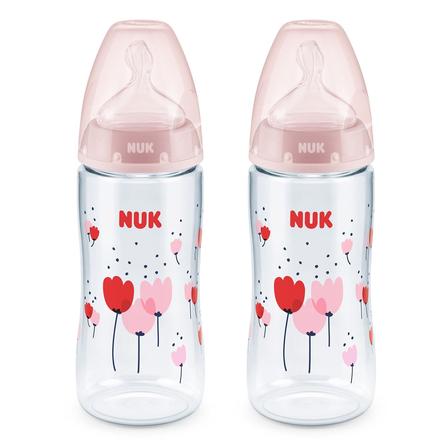 NUK First Choice⁺ Temperature Control 300 ml Flasche rosa