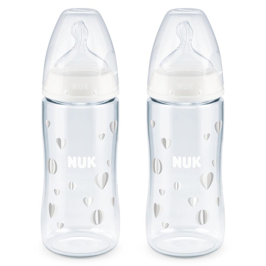 Nuk First Choice Temperature Control 300 Ml Fles Hartjes Pinkorblue Nl