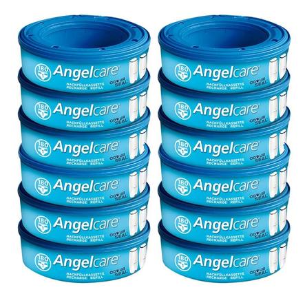 Angelcare 12 Nachfüllkassetten für Windeleimer Comfort Deluxe und Comfort Plus 