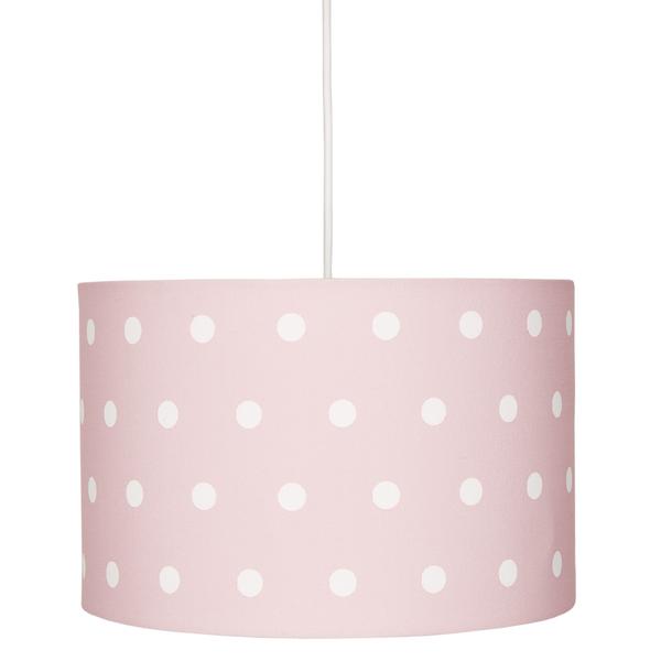 LIVONE hængelampe Happy Style for Kids DOTS pink / hvid