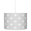 LIVONE hanglamp Happy Style voor Kids STARS zilvergrijs/wit