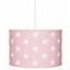 Lámpara colgante LIVONE Happy Style para niños STARS rosa/blanco