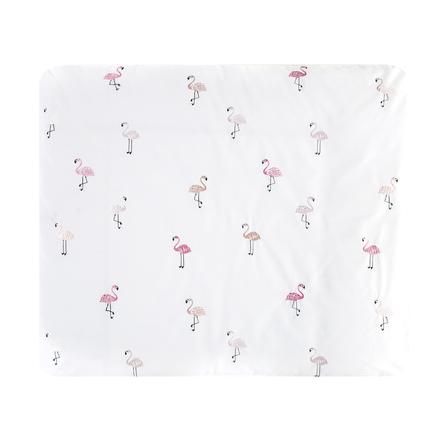 Alvi® Aankleedkussen met hoes Flamingo 85 x 70 cm