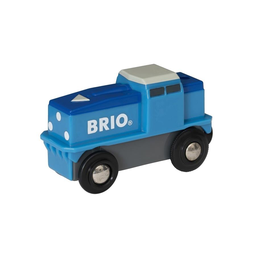 BRIO® WORLD Blaue Batterie - Frachtlok 33130