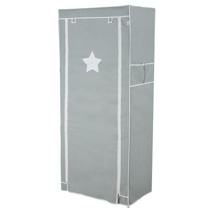 Roba Armoire Enfant M Little Stars Gris Textile Roseoubleu Fr