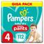 Pampers Couches culottes Baby Dry Pants T.4 Maxi 9-15 kg pack géant 112 pcs