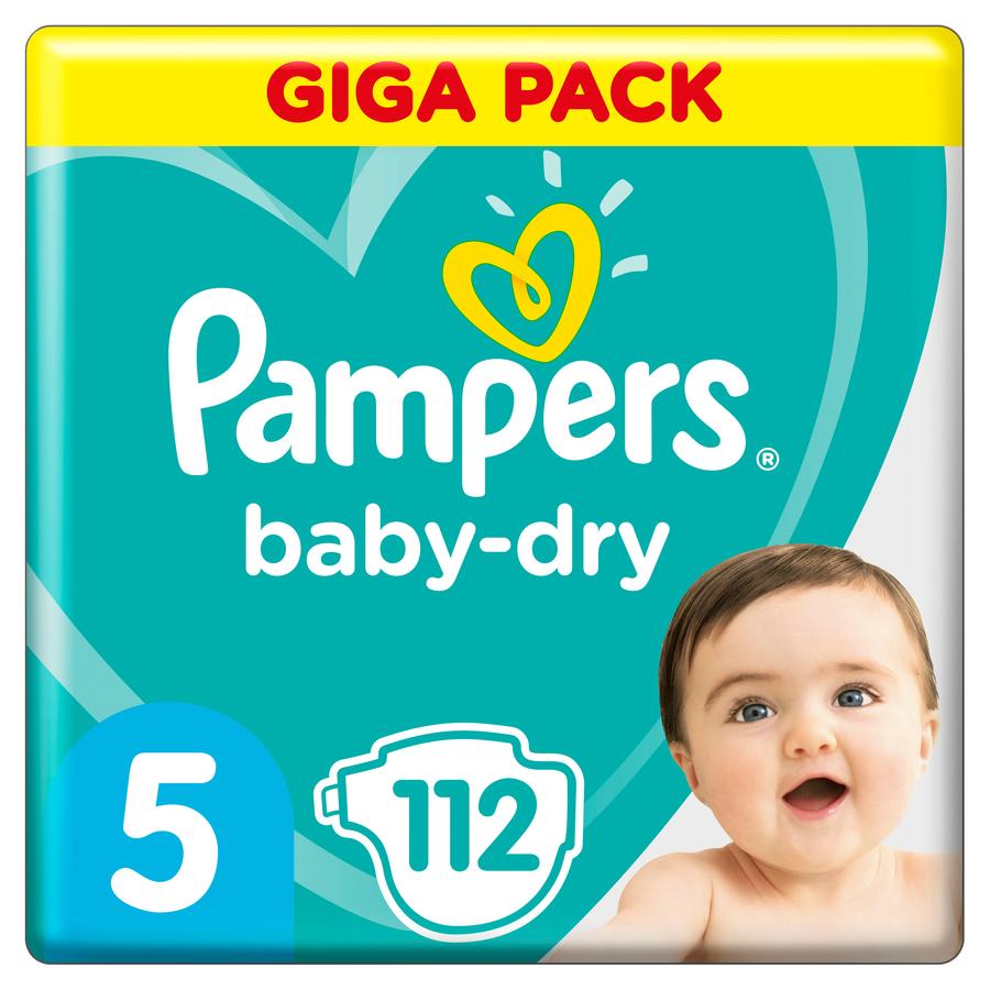 droom Logisch worstelen Pampers Baby Dry Gr. 5 Junior 112 luiers 11 tot 16 kg Giga Pack |  pinkorblue.nl