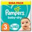 Pampers Couches Baby Dry T.3 Midi 6-10 kg pack géant 140 pcs