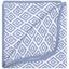 emma & noah Couverture bébé losanges bleu 75x95 cm