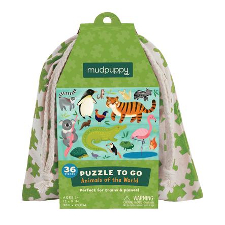 mudpuppy Puzzle To Go - Tiere unseres Planeten
