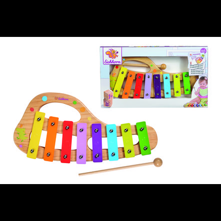 Eichhorn Xylophone Enfant 8 Touches Bois Roseoubleu Fr