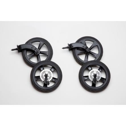 tfk Kit roues gonflables pour poussette Duo Schiel noir 4 pièces