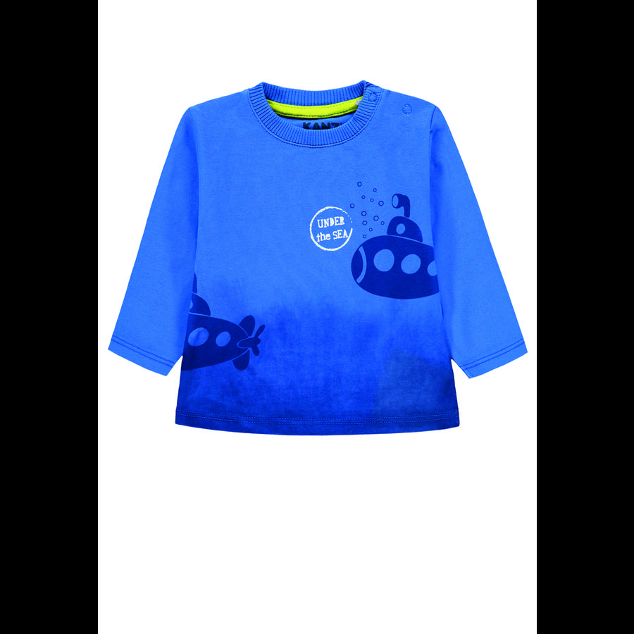 KANZ Chlapecká košile s dlouhým rukávem, palác modrá | modrá