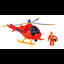 Simba Feuerwehrmann Sam - Hubschrauber Wallaby mit Figur