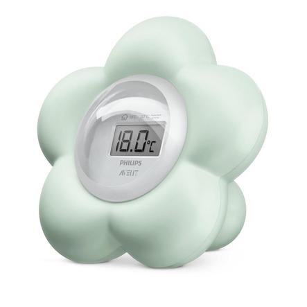 Philips Avent Thermometre De Bain Ambiant Numerique Sch480 00 Menthe Roseoubleu Fr