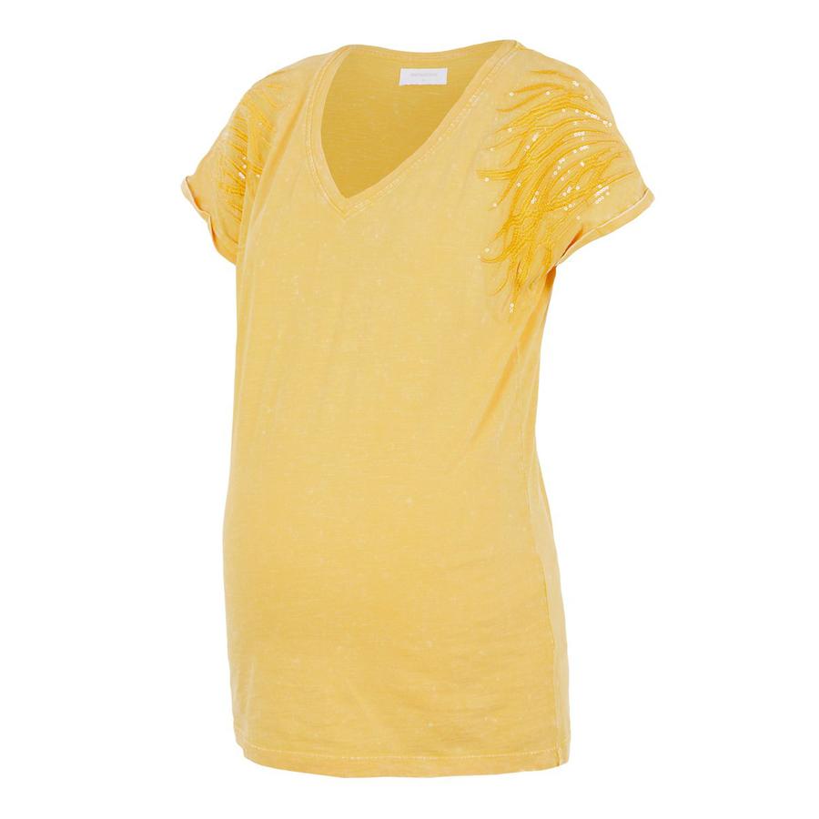 mama;licious Těhotenská košile MLANNABELL Cream Gold