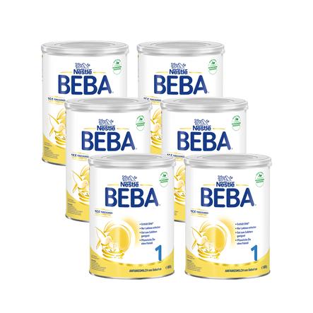 Nestle Beba 1 Anfangsmilch 6 X 800 G Ab Der Geburt Babymarkt De