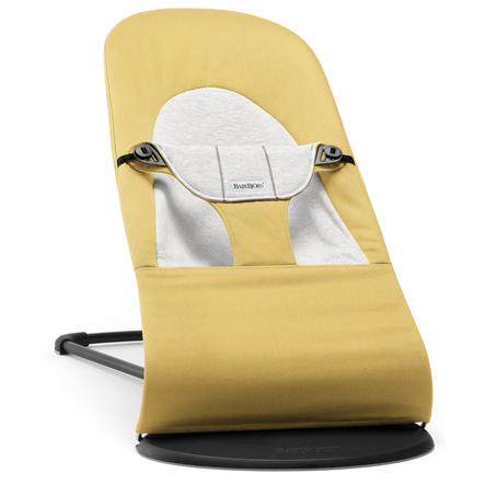 BABYBJÖRN Transat bébé Balance Soft Cotton/Jersey, jaune/gris