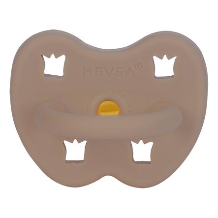 HEVEA Soother - Naturgummi / Fudge / orthodontic / krone (fra 3 måneder)