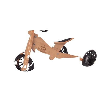 Kinderfeets Tricycle Draisienne Enfant Evolutif 2en1 Tiny Tot Bambou Roseoubleu Fr