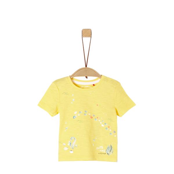 s. Olive r T-shirt light yellow 
