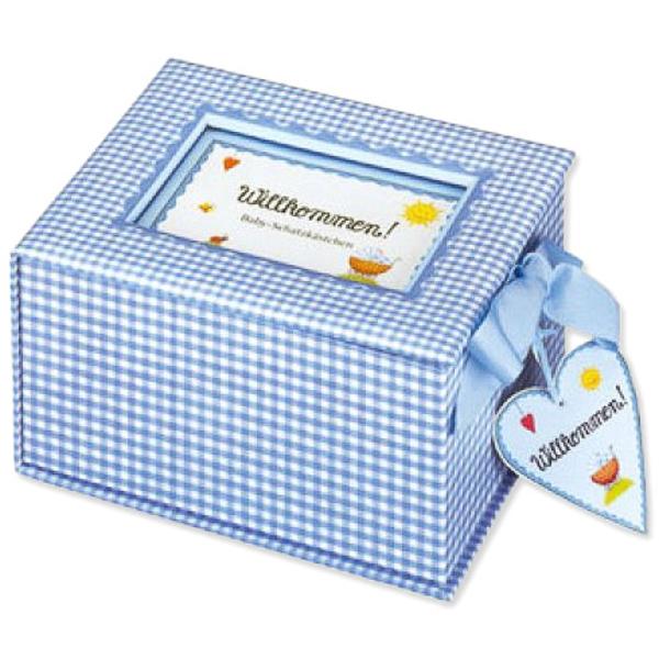 SPIEGELBURG COPPENRATH Baby-Schatzkästchen "Willkommen!" hellblau