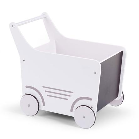 Childhome Chariot Enfant Bois Blanc Roseoubleu Fr