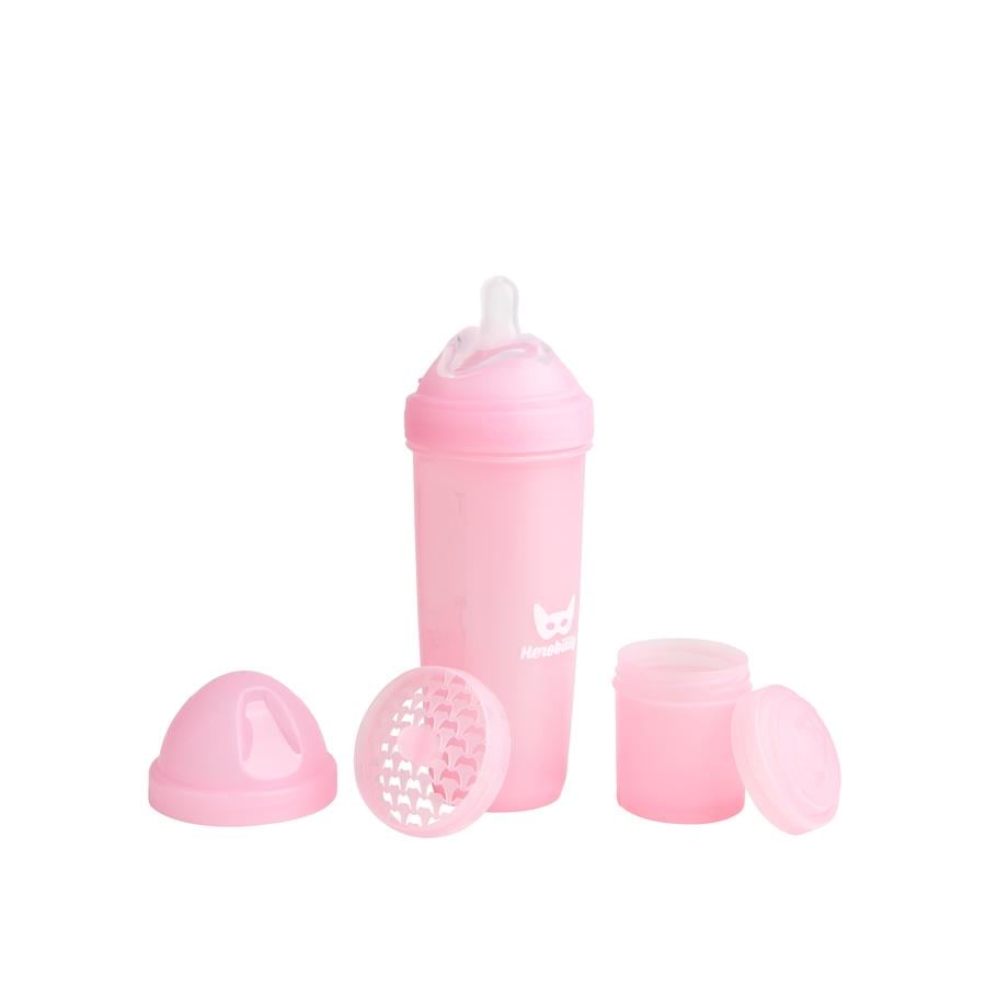 Herobility Babyflasche pink 340 ml