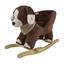 knorr® toys Animal à bascule chien Oskar brun bois
