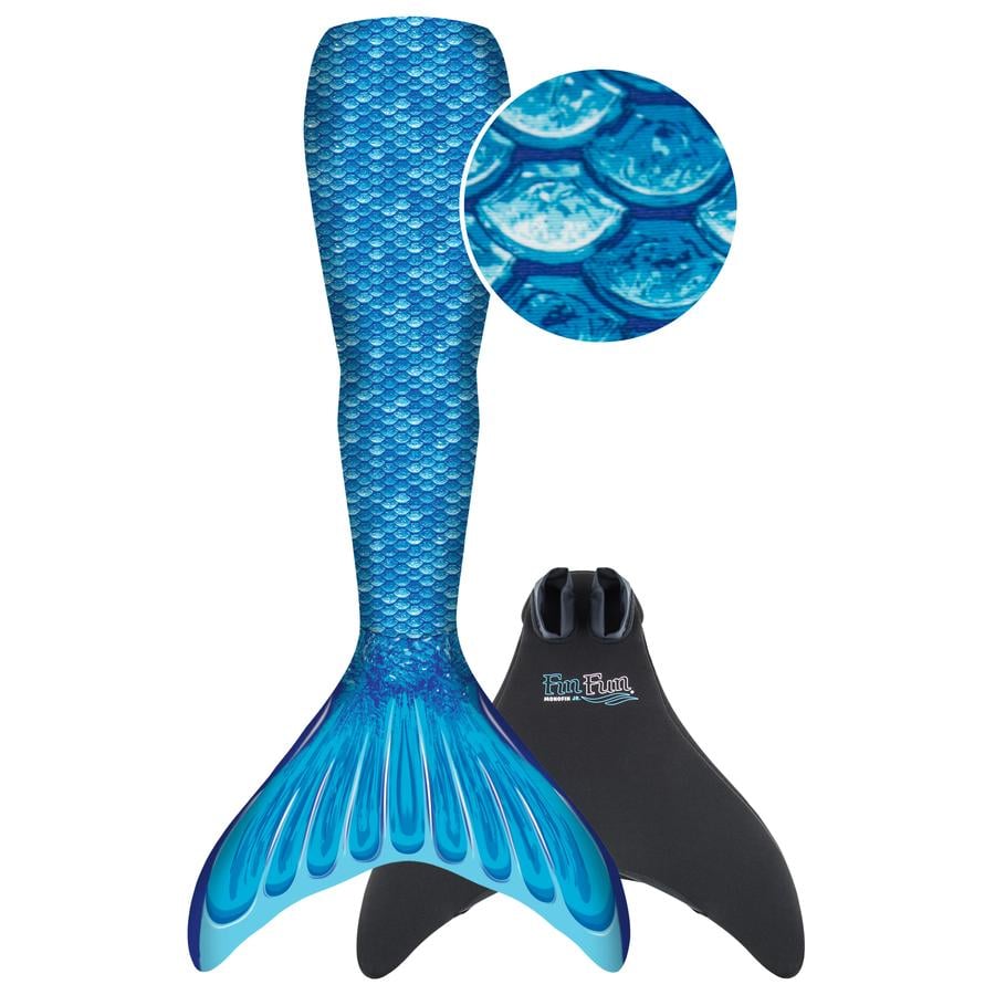XTREM Toys and Sports Queue de sirène FIN FUN Mermaidens Original T.L/XL, bleu