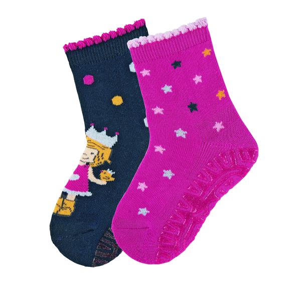 Sterntaler ponožky Glittering Air dvojité balení princezna / námořní hvězdy 