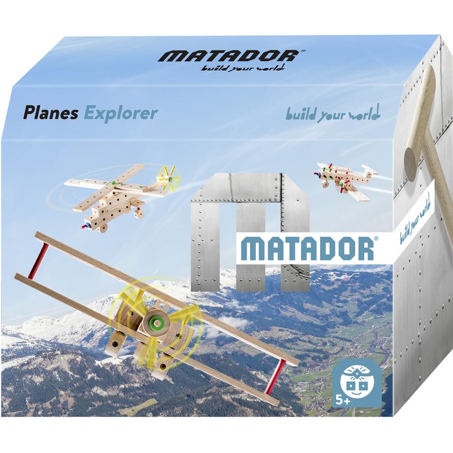 MATADOR® Jeu de construction Matador Planes Explorer 5+ bois