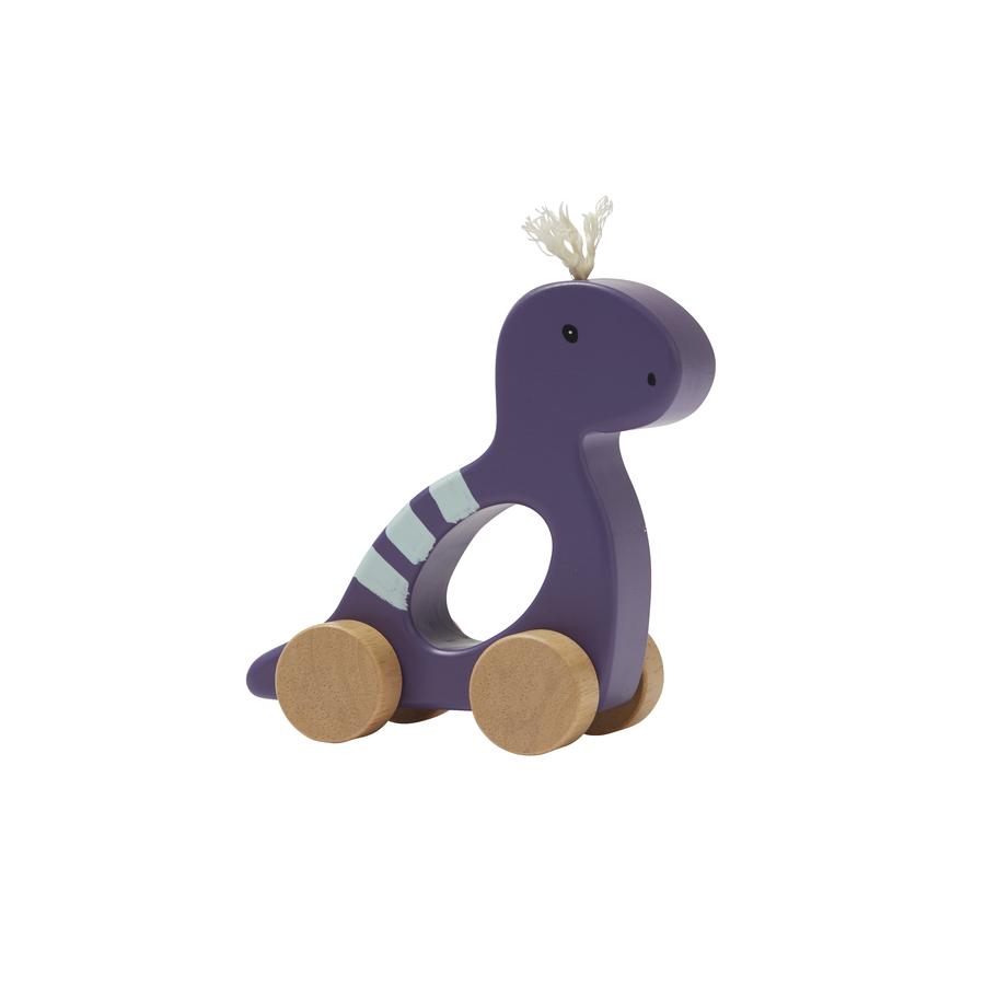 Kids Concept® Jouet à tirer dinosaure Neo bois violet 