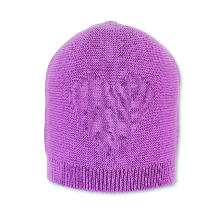 Sterntaler Casquette tricotée violet clair