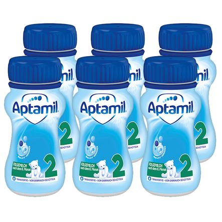 Aptamil Folgemilch Pronutra Advance 2 6 x 200ml trinkfertig nach dem 6. Monat