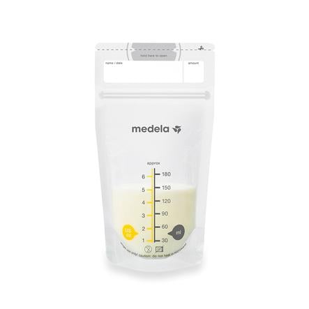 Medela Muttermilchbeutel 25 Stück 180 ml mit Doppelverschluss TOP 