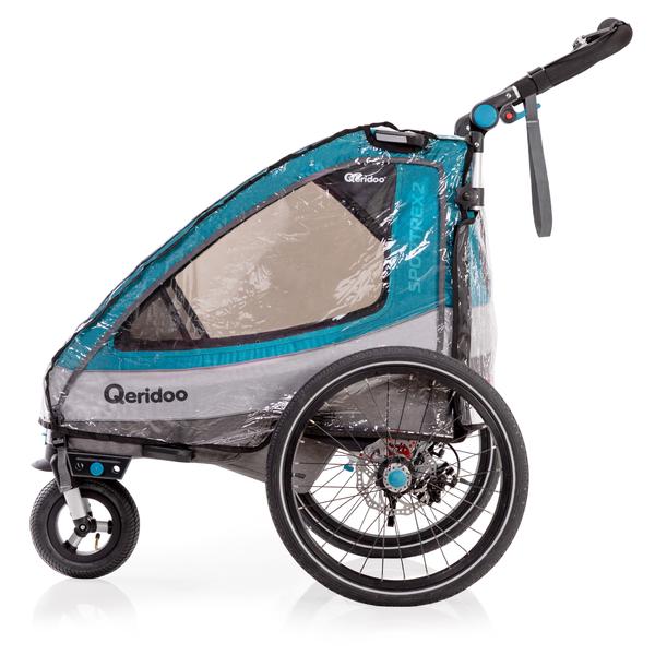 Qeridoo ® Regenhoes voor kinderfietskar Sportrex2 