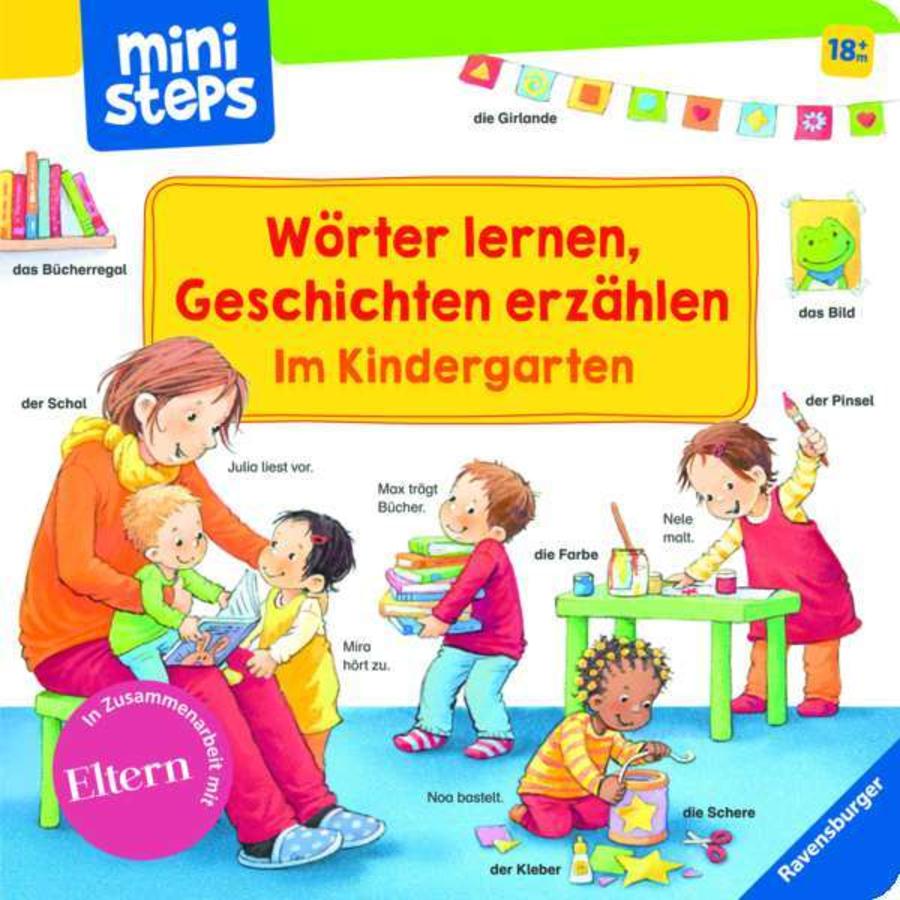 Ravensburger ministeps® Wörter lernen, Geschichten erzählen: Im Kindergarten